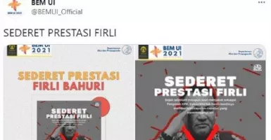 BEM UI Top Banget, Habis Bongkar Jokowi, Kini Seret Firli Bahuri