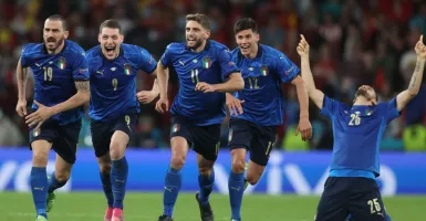 Hancurkan Spanyol, Rekor yang Dicetak Italia Gemparkan Eropa