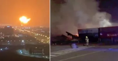 Ledakan Besar di Pelabuhan Dubai, Gedung-gedung Tinggi Bergetar!