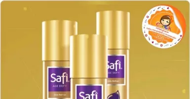 Ekstrak Emas pada Safi Skin Age Defy Refiner Ampuh Tunda Penuaan