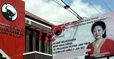 PDIP Gusar, Baliho Puan Maharani Dirusak