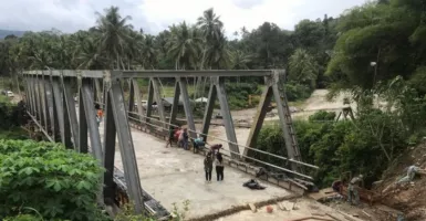 Selesai Dibangun, Jembatan Rp 12 Miliar di Aceh Retak-retak