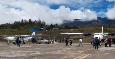 Mendadak, Pemkab Puncak Papua Tutup Sementara Akses Penerbangan