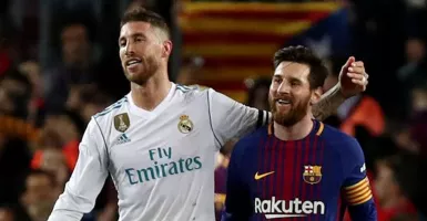 Senyum Merekah, Begini Interaksi Ramos dan Messi di PSG