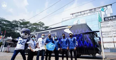 Sambut Liga 1, Bus Baru PSIS Dikenalkan ke Publik