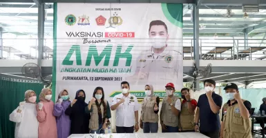 AMK Gelar Vaksinasi Serentak 3 Kota di Jawa Barat