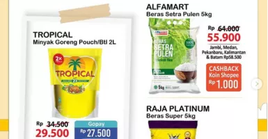 Promo Alfamart JSM Harga Beras dan Minyak Murah Banget