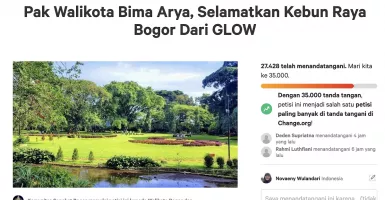 Bima Arya Diminta Hentikan Festival GLOW di Kebun Raya Bogor