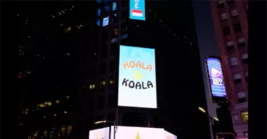 Wow, Hoala dan Koala Mejeng di Times Square New York!