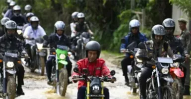 Gahar! Jokowi Bakal Jajal Sirkuit Mandalika Pakai Motor Bobber