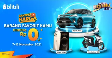 Promo 11.11, Blibli Banting Harga Toyota Raize Murah Banget