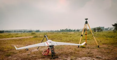 Canggihnya Teknologi Drone Bramor ppX, Proyek Tol Jadi Beres