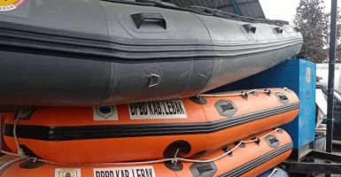 Antisipasi Banjir, BPBD Lebak Langsung Kerahkan 4 Perahu Karet
