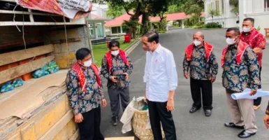 1 Truk Berisi 3 Ton Jeruk Diterima Istana, Katanya Untuk Jokowi