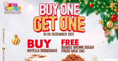 Promo Fat Bubble Buy 1 Get 1, Jangan Sampai Kehabisan Ya Guys!