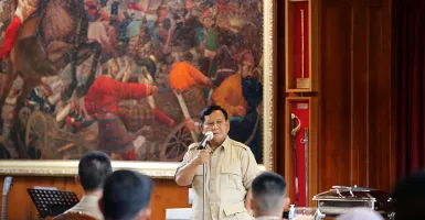 Jamu Kunjungan dari Taruna Akmil, Prabowo Beri Pesan Berkelas