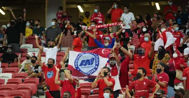 Emosi, Oknum Fans Singapura Diduga Rasis ke Timnas Indonesia