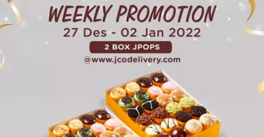 Promo JCO Tahun Baru, Beli 2 Box JPops Harganya Cuma Segini!