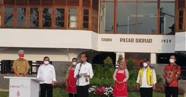 Presiden Joko Widodo Resmikan Pasar Johar, Ini Katanya
