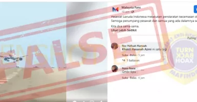 Facebook Malaysia Fans Sebut Garuda Sulit Mendarat di Iran, Sesat