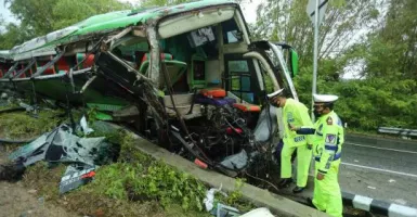Ya Ampun, Ada Kecelakaan Maut Bus Pariwisata di Kabupaten Ciamis