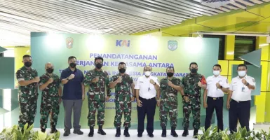 PT KAI Daop 1 Jakarta Kerja Sama dengan Kodam Jaya