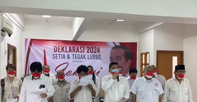 Mendadak Sukarelawan Ikrar Setia kepada Jokowi Sampai 2024