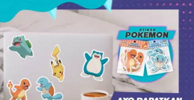 Merchandise Pokemon Hadir di Indomaret, Ada 5 Stiker Lucu Banget
