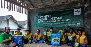 PT Ewindo Suplai Bantuan Untuk Petani Terdampak Erupsi Semeru