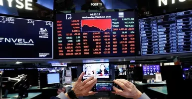Dibayangi Kekhawatiran Inflasi, Wall Street Berakhir Galau
