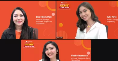 Yuki Kato dan Febby Rastanty Senang Gunakan Fitur Baru ShopeePay