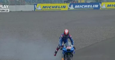 Motor Alex Rins Terbakar di MotoGP Mandalika, Ini Faktanya