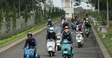 Komunitas Moca Vespa Gelar Silaturahmi di Tangerang City