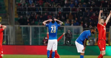 Bikin Malu! Gagal ke Piala Dunia 2022, Italia Ukir Rekor Buruk