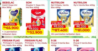Cek Promo Alfamart Hari Ini, Harga Susu Anak Murah Meriah!