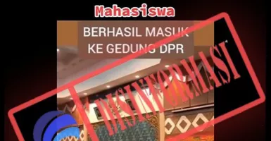 Mahasiswa Demo 11 April Masuk Gedung DPR, Hoaks!