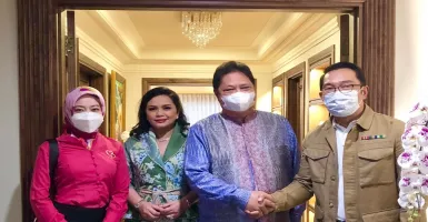 Pertemuan Ridwan Kamil dan Airlangga Cuma Silaturahmi, Kata Ujang