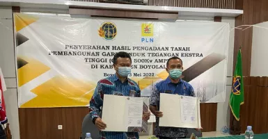 PLN Terima Hasil Pengadaan Tanah BPN Kabupaten Boyolali
