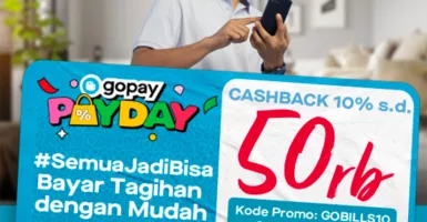 Promo GoPay, Bayar Tagihan Bisa Dapat Cashback Rp50 Ribu!