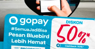 Promo GoPay, Naik Taksi Bluebird Dapat Diskon Menggiurkan!