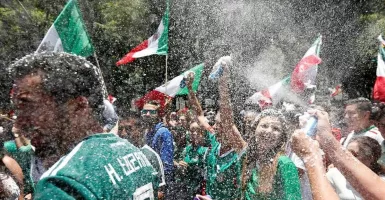 Tanpa Luis Suarez, Uruguay Dibantai Meksiko Habis-habisan