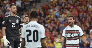 Hujan Pelanggaran, Portugal Tahan Spanyol di UEFA Nations League