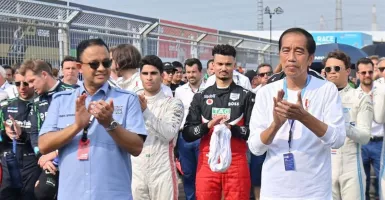 Hadir di Formula E, Jokowi Beri Kabar Baik ke Atlet SEA Games
