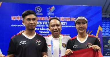 Menpora Bawa Hoki, Tenis Indonesia Raih Emas SEA Games 2021