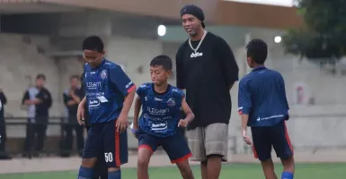 Ronaldinho Kagum dengan Bakat Anak-anak Indonesia, Ini Katanya
