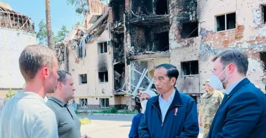 Melihat Kerusakan Kota Irpin di Ukraina, Jokowi: Menyedihkan