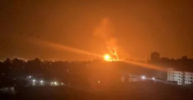 Jet Tempur Israel Serbu Gaza, Target Hamas Luluh Lantak