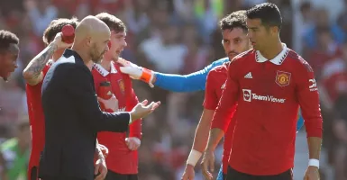 Pemain Manchester United Sering Umpan ke Ronaldo, Erik ten Hag: Bodoh!