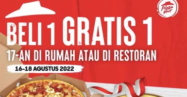 Yuk Serbu Promo 17 Agustus, Pizza Hut Beli 1 Gratis 1!