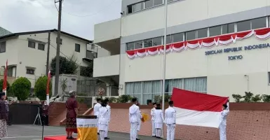 Upacara Kemerdekaan RI, KBRI Jepang Kibarkan Bendera Merah Putih